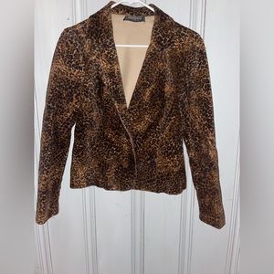 Printed blazer for women